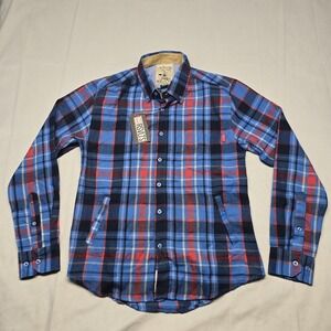 Rsvlts Flannel Blue Steel Flannel Shirt Size Small NWT!!